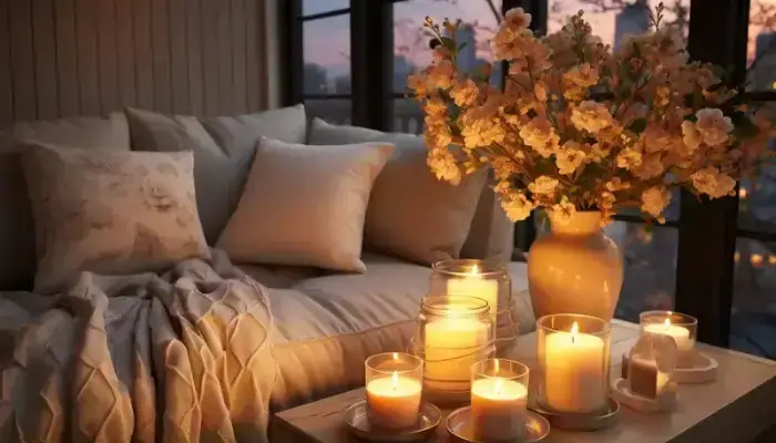 How to Create a Cozy, Candle-Lit Date Night at Home