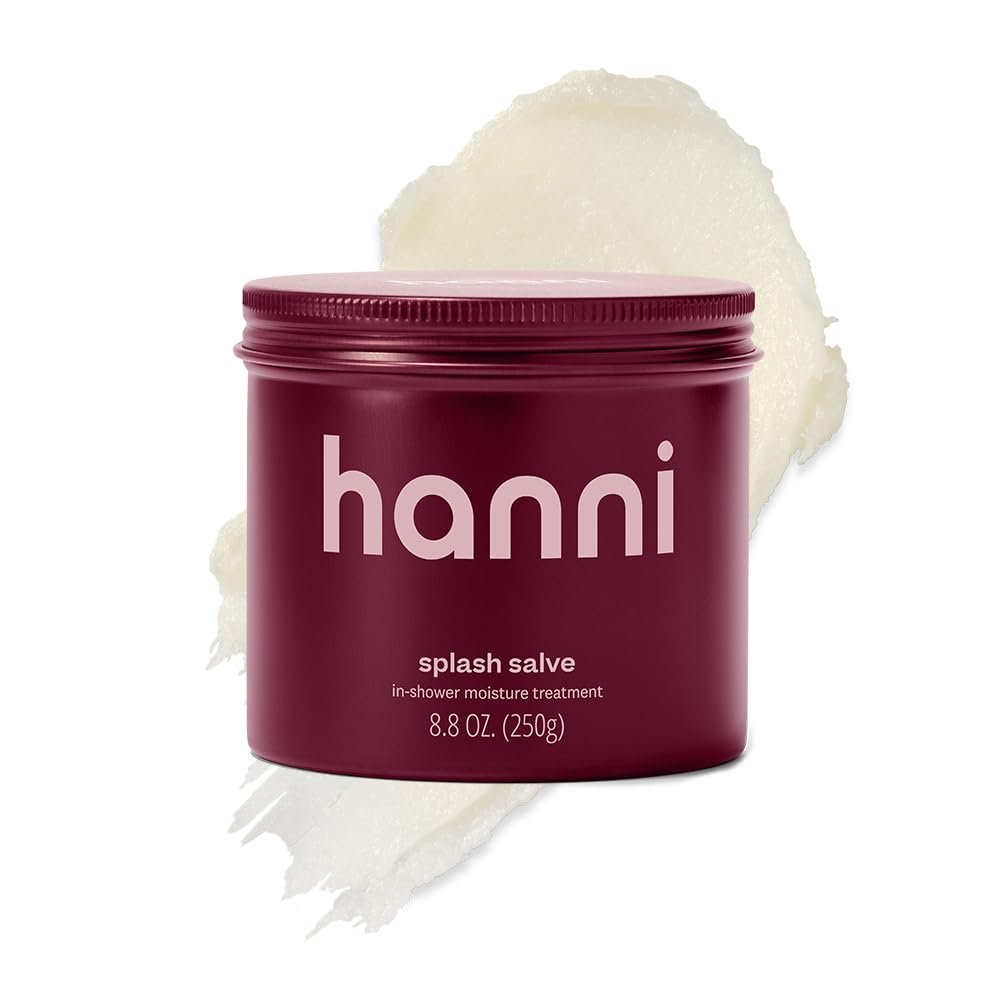 HANNI Splash Salve Body Mask, In-Shower Moisturizer with Coconut, Jojoba, Shea Butter & Glycerin, Deep Conditioning for All Skin Types, 250 mL 8.8 oz