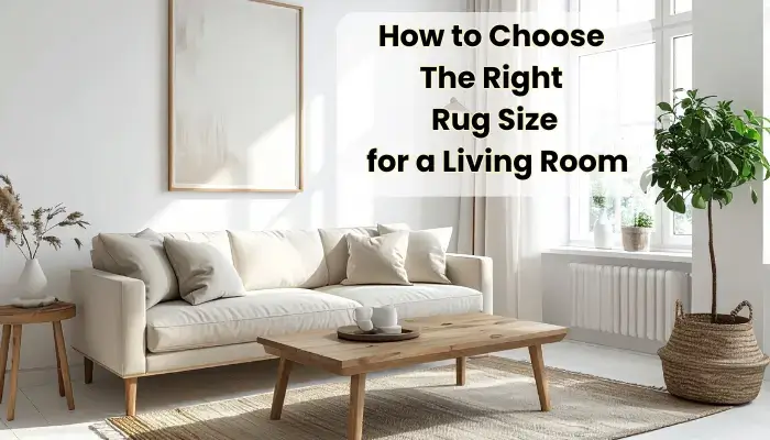 How to Choose the Right Rug Size for a Living Room