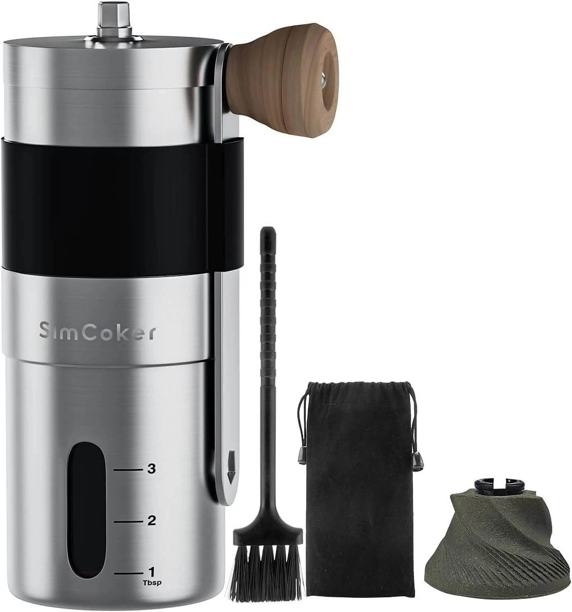 SimCoker Manual Coffee Grinder,